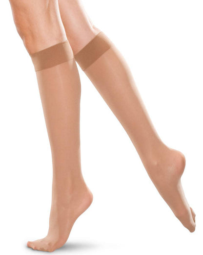 Therafirm Light Sheer Knee Highs 10-15mmHg
