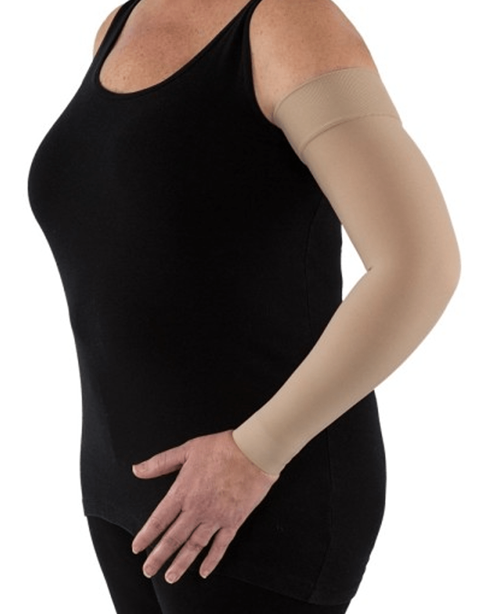 Jobst Bella Lite 15-20 mmHg Armstulpe mmHg Armstulpe mit 2" Silikonband oben