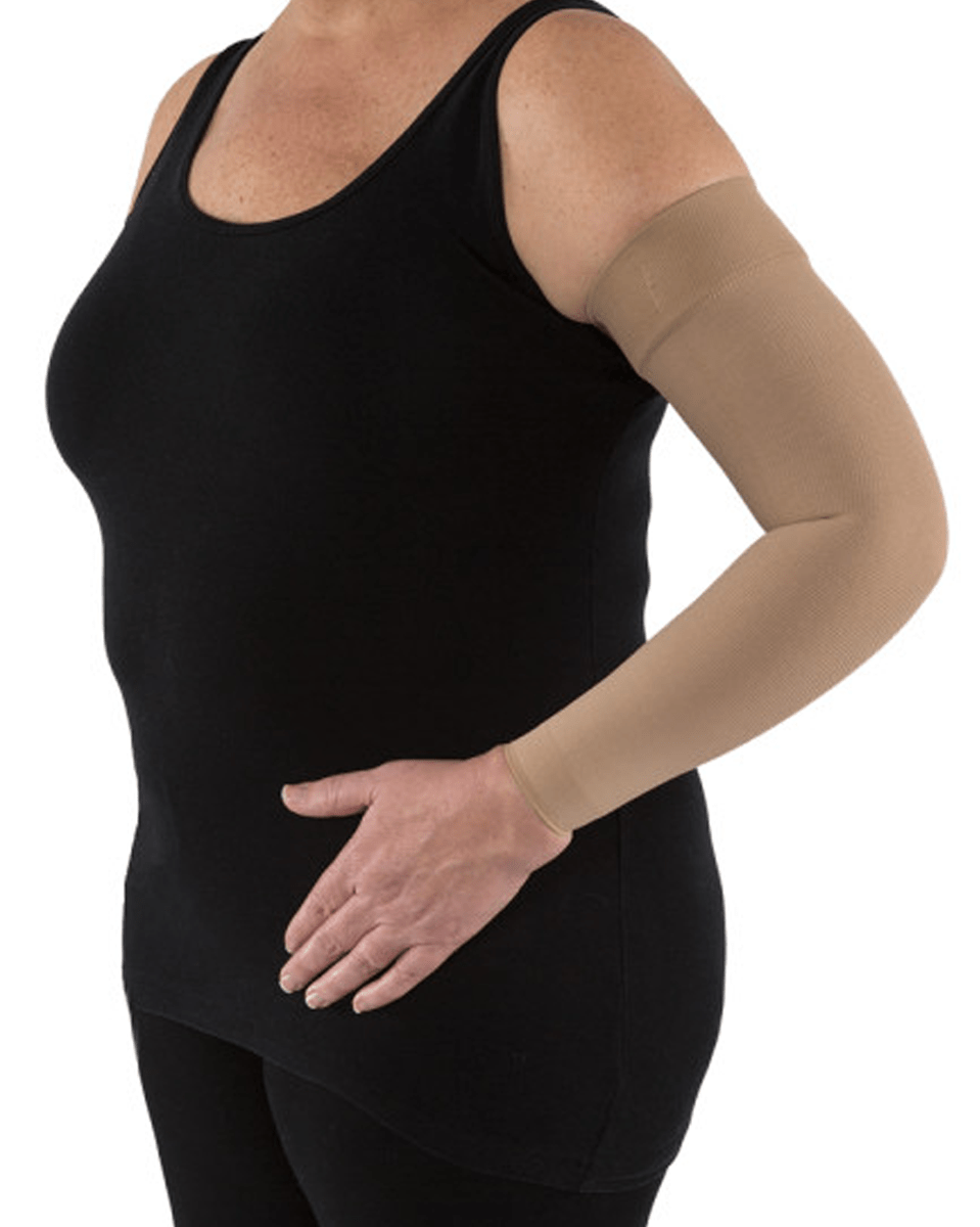 Jobst Bella Strong 15-20 mmHg Kompressionsarmmanschette mit Silikon-Oberband