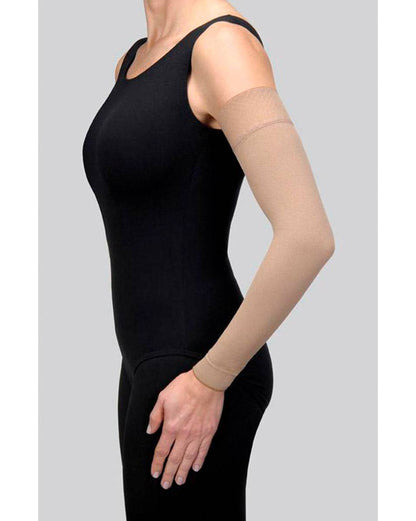 Manchon de compression Jobst Bella Strong 30-40 mmHg avec bande supérieure en silicone