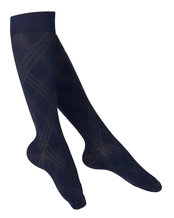 ReliefWear Touch Ladies' Argyle Pattern Knee Highs 15-20 mmHg