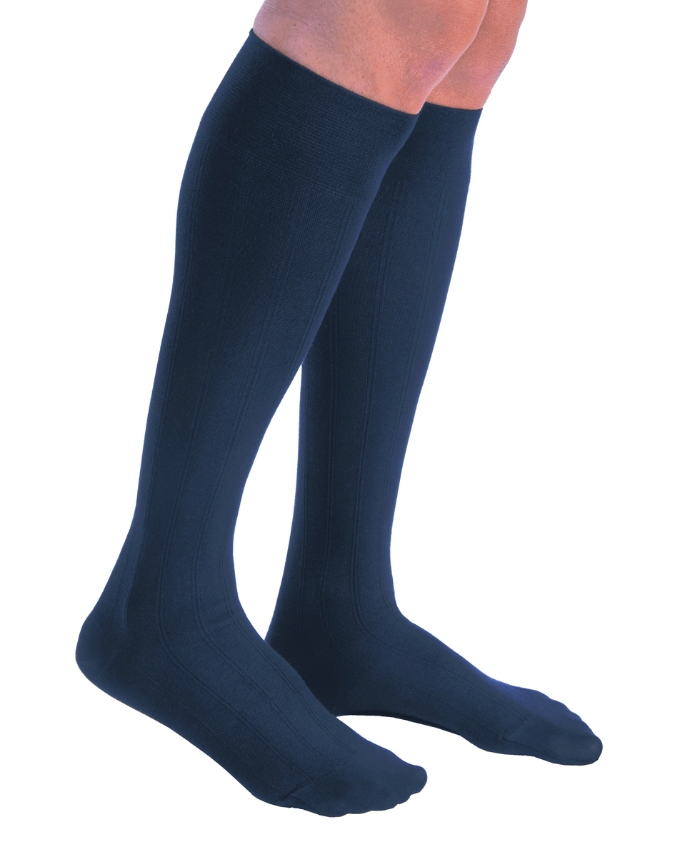 Jobst für Männer, moderate, lässige Kniestrümpfe mit Stützfunktion, 15–20 mmHg