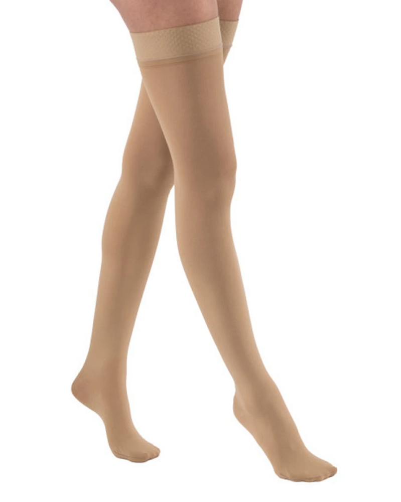 Jobst Relief Closed Toe Top Band Thigh Highs w/ Silicone 15-20 mmHg
