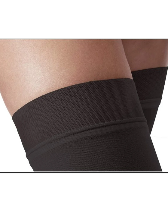 Jobst Relief Thigh Highs Closed Toe with Silicone Top Band 15-20 mmHg