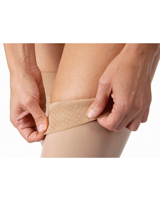 Jobst Opaque Closed Toe 30-40 mmHg Thigh High w/ Silicone Top Band