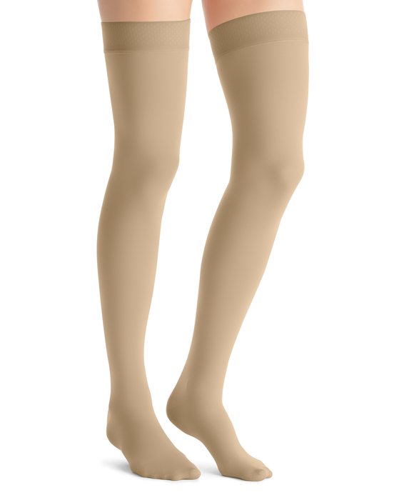 Jobst Opaque Closed Toe Thigh High Firm Support Stockings 20-30 mmHg