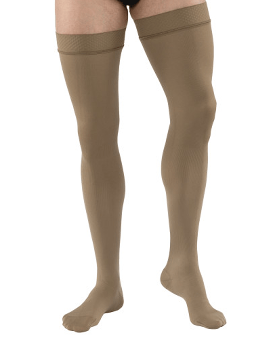 Jobst Herren-Strümpfe mit geschlossener Zehenpartie und hoher Stützkraft, 30–40 mmHg