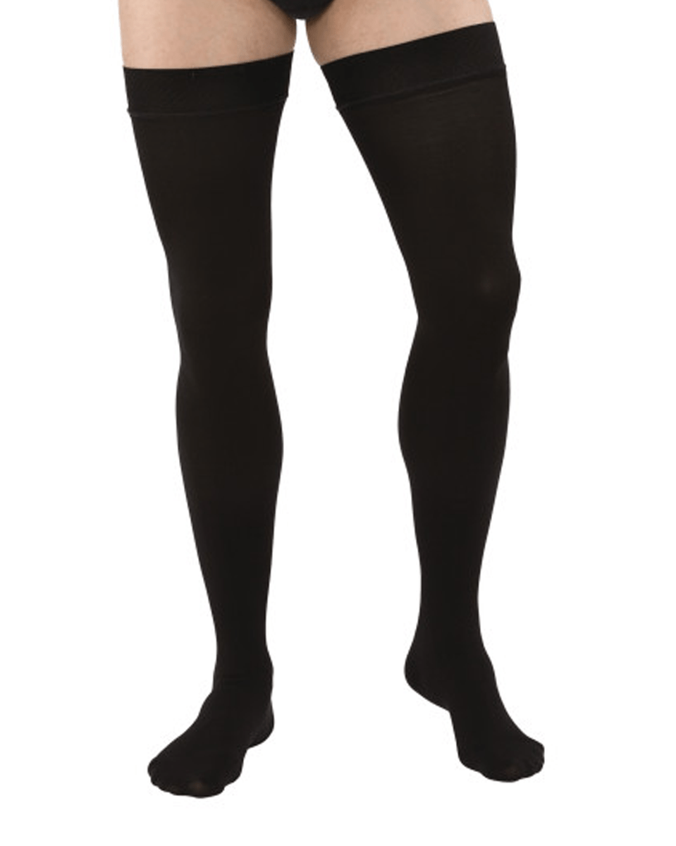 Men's support hose knee high hot sale
