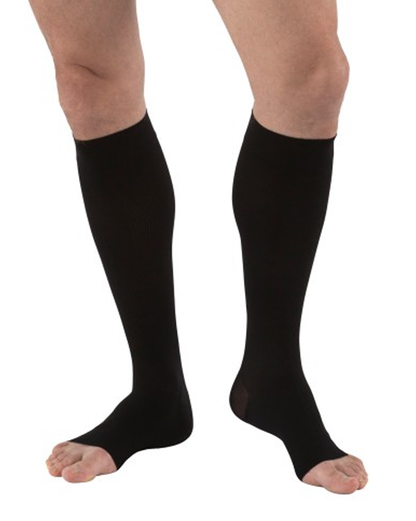 Jobst Men's Open Toe Knee High Support Socks 20-30 mmHg | Clearance (Final Sale)