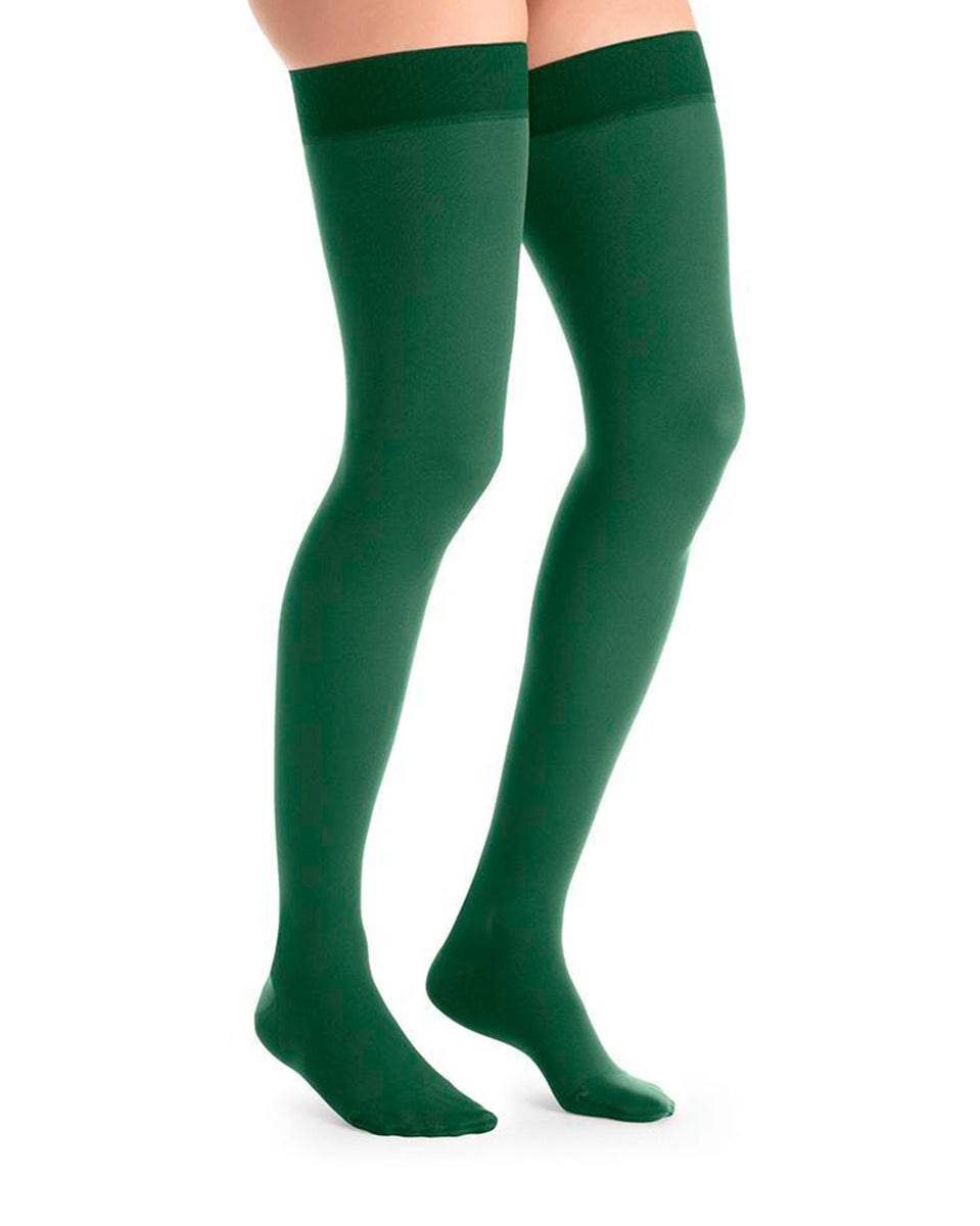 Jobst Blickdichte, schenkelhohe Strümpfe mit geschlossener Spitze und festem Halt, 20-30 mmHg