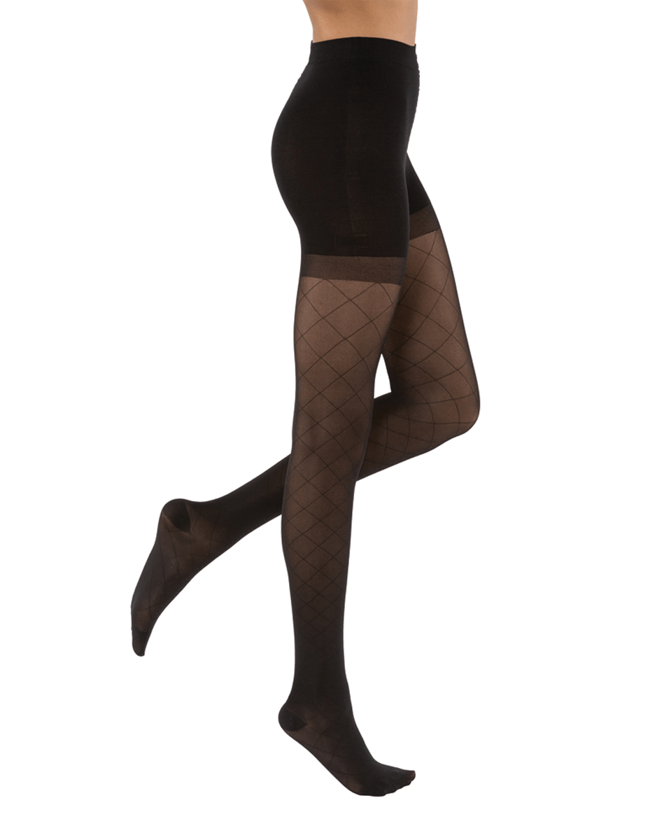 Collants Jobst Ultrasheer à motif diamant à bout fermé 20-30 mmHg