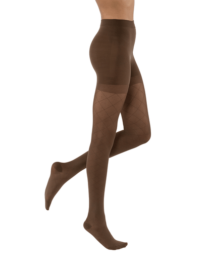 Collants Jobst Ultrasheer à motif diamant à bout fermé 20-30 mmHg