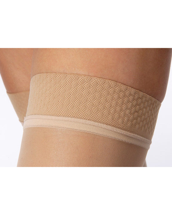 Jobst Ultrasheer OPEN TOE Thigh Highs 30-40 mmHg w/  Silicone Top Band