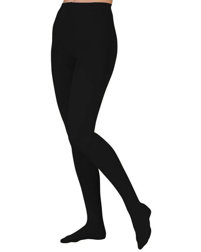 Black tights on a white background