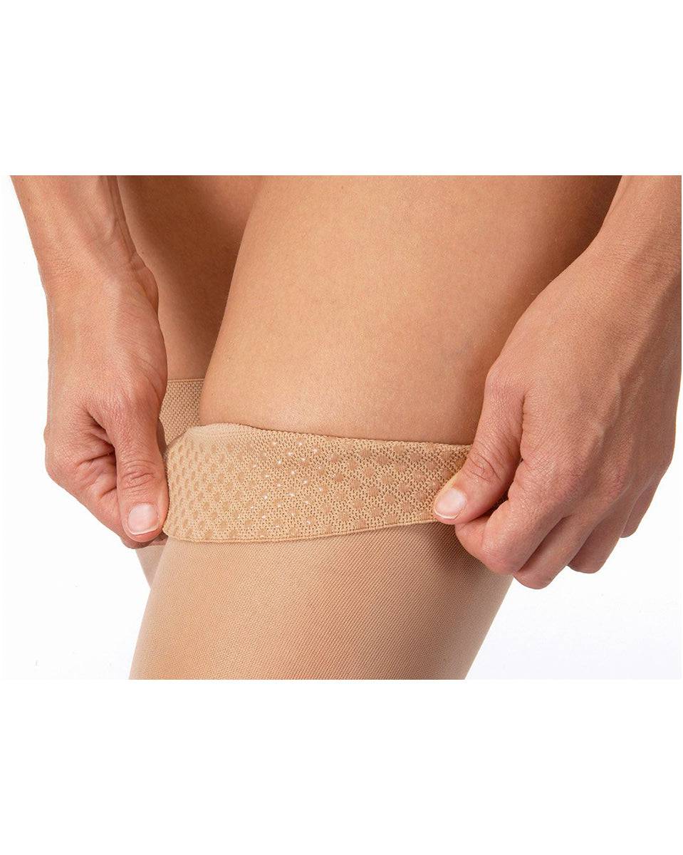 Jobst Ultrasheer Overknee-Strümpfe, festes Bündchen mit Silikonpunkten, 20–30 mmHg