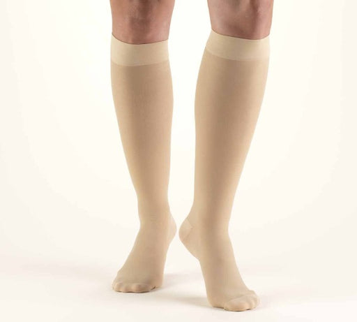 SECOND SKIN Women's Sheer 20-30 mmHg Knee High Support Stockings
