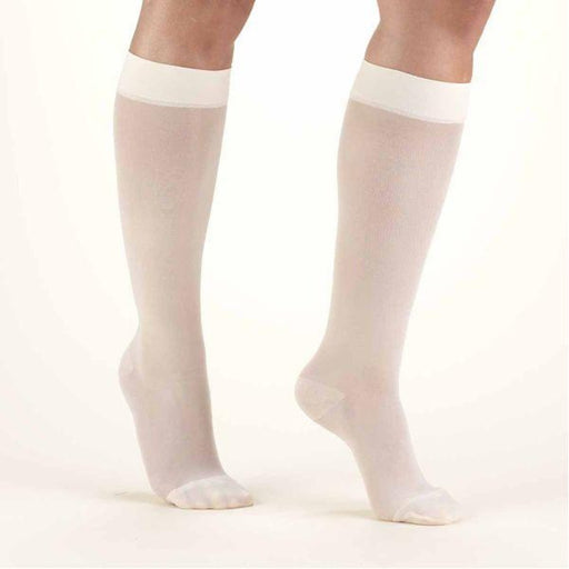 SECOND SKIN Women's Sheer 15-20 mmHg Knee High Support Stockings