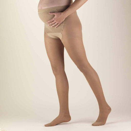 SECOND SKIN Women's Sheer 15-20 mmHg Maternity Pantyhose