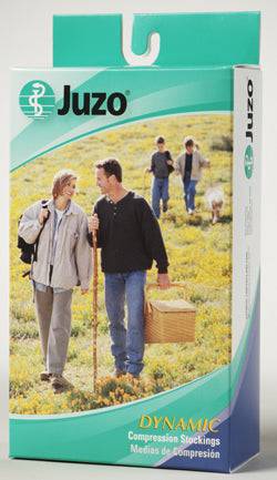 Juzo 3512 AD Varin Unisex Open Toe Knee Highs w/ Silicone Top Band 30-40 mmHg
