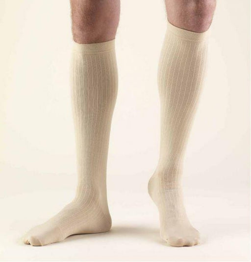 Second Skin Men's 8-15 mmHg Dress Knee High Socks