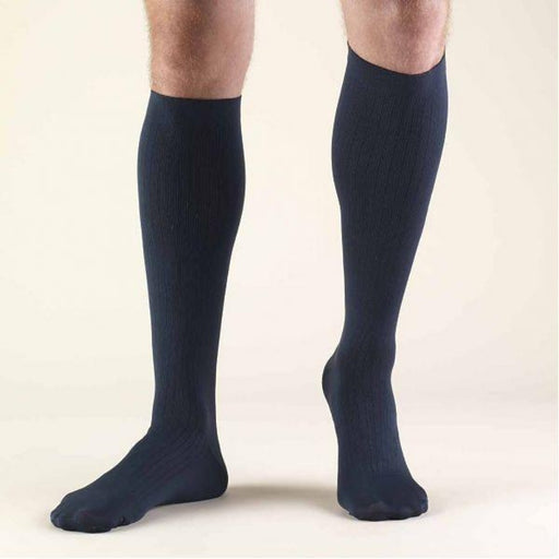 Second Skin Men's 15-20 mmHg Dress Knee High Socks