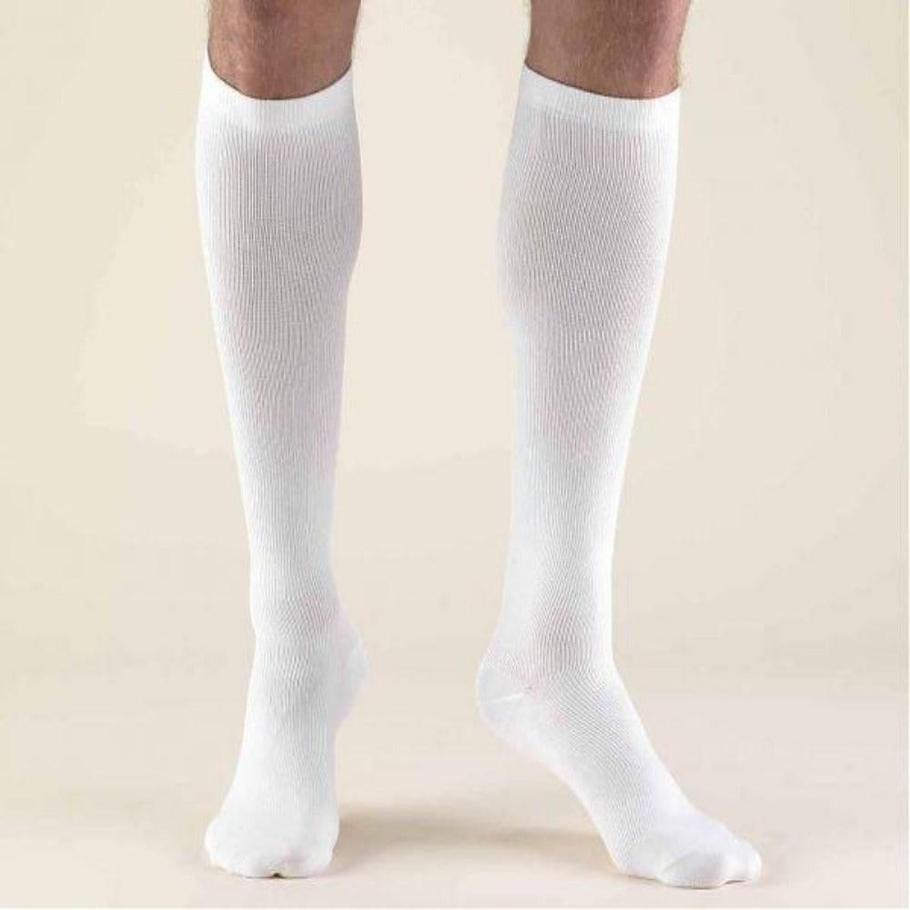 Second Skin Men's 15-20 mmHg Dress Knee High Socks