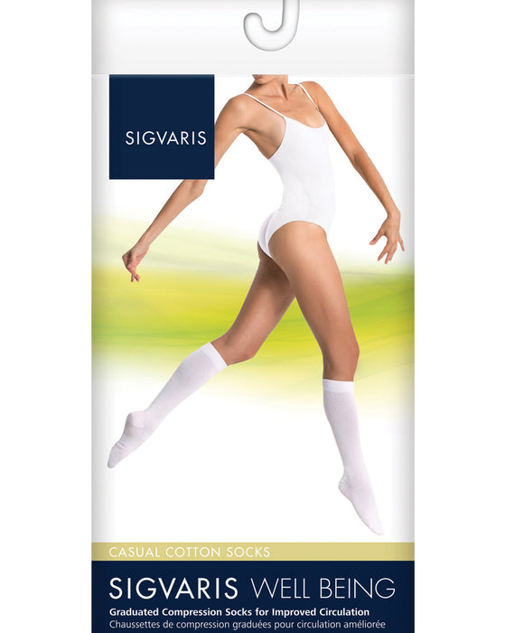Sigvaris Women's Cotton Maternity Knee High Socks 15-20 mmHg
