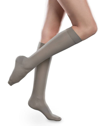 Therafirm Sheer Ease Women's Closed Toe Knee High Stockings 15-20mmHg