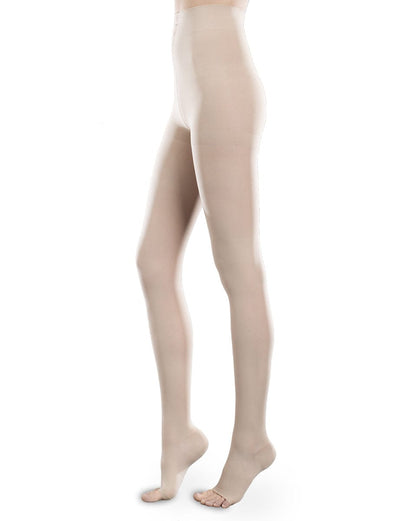 Therafirm Sheer Ease  Women's OPEN TOE Pantyhose 15-20mmHg | Clearance (Final Sale)