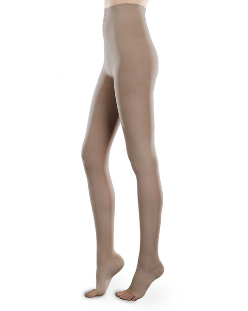 Therafirm Sheer Ease Women's OPEN TOE Pantyhose 15-20mmHg- Clearance