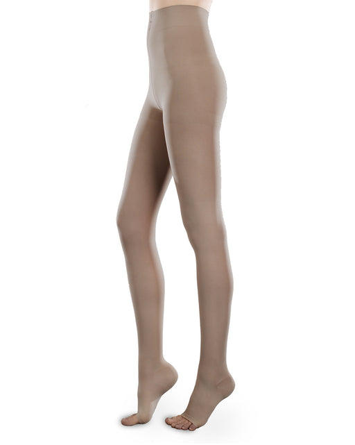 Therafirm Sheer Ease Women's OPEN TOE Pantyhose 15-20mmHg