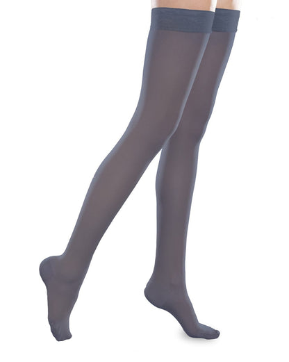 Therafirm Sheer Ease Damen-Oberschenkelstrümpfe mit geschlossener Spitze, 15–20 mmHg 