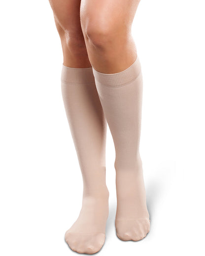 Therafirm Ease Opaque Kniestrümpfe mit geschlossener Zehenpartie für Damen, 15–20 mmHg – Ausverkauf 