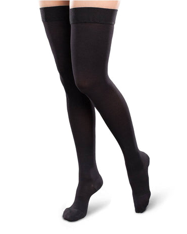 Therafirm Ease Opaque Women's Closed Toe Thigh High 15-20 mmHg