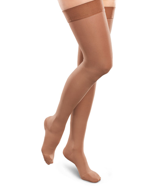 Therafirm Ease Opaque Women's Closed Toe Thigh High 20-30 mmHg