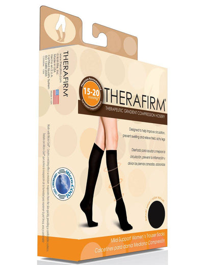Therafirm gerippte Hosensocken für Damen, 15–20 mmHg