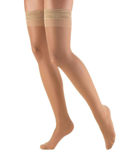 TRUFORM Women's LITES 8-15 mmHg Thigh High Support Stockings