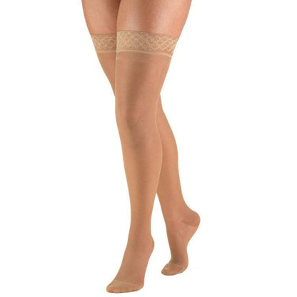 TRUFORM Women's LITES 15-20 mmHg Thigh High Support Stockings