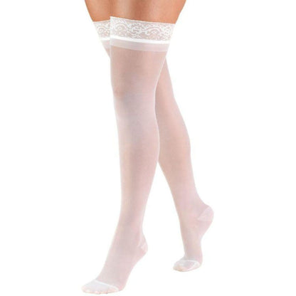 TRUFORM Women's LITES 15-20 mmHg Thigh High Support Stockings