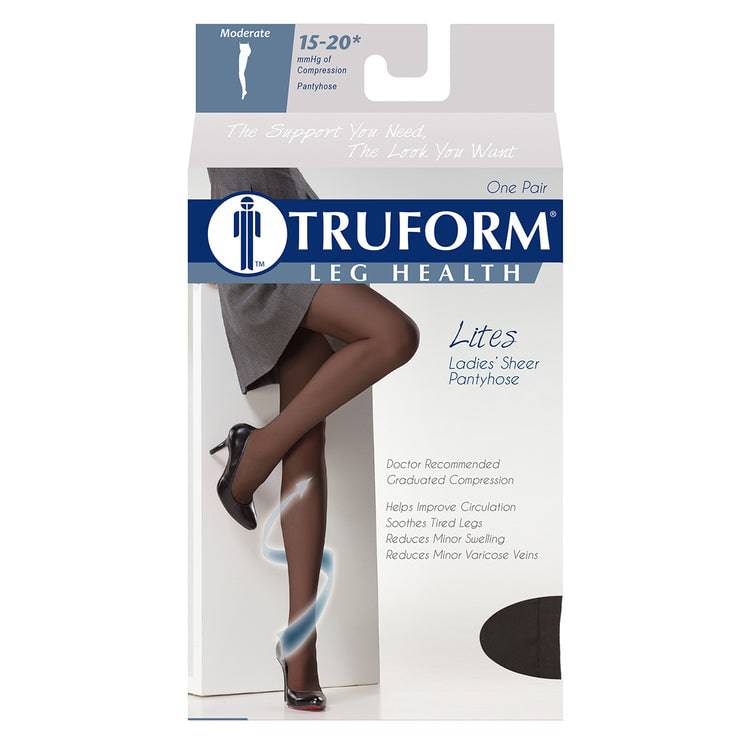 TRUFORM Women's LITES 15-20 mmHg Pantyhose