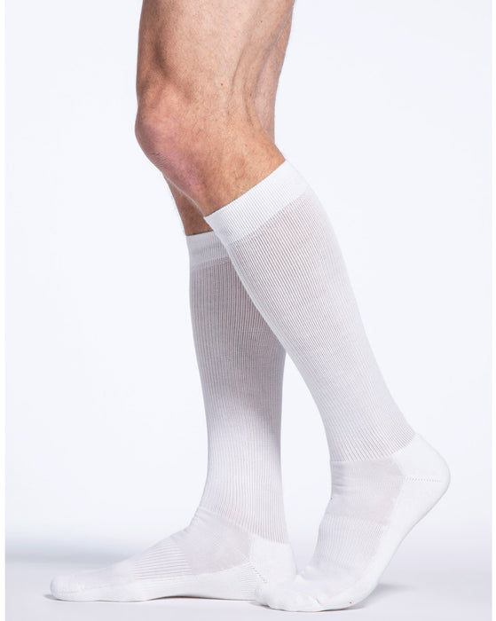 Sigvaris 230 Cotton Series Men's Closed Toe Knee Highs 20-30 mmHg - 232C