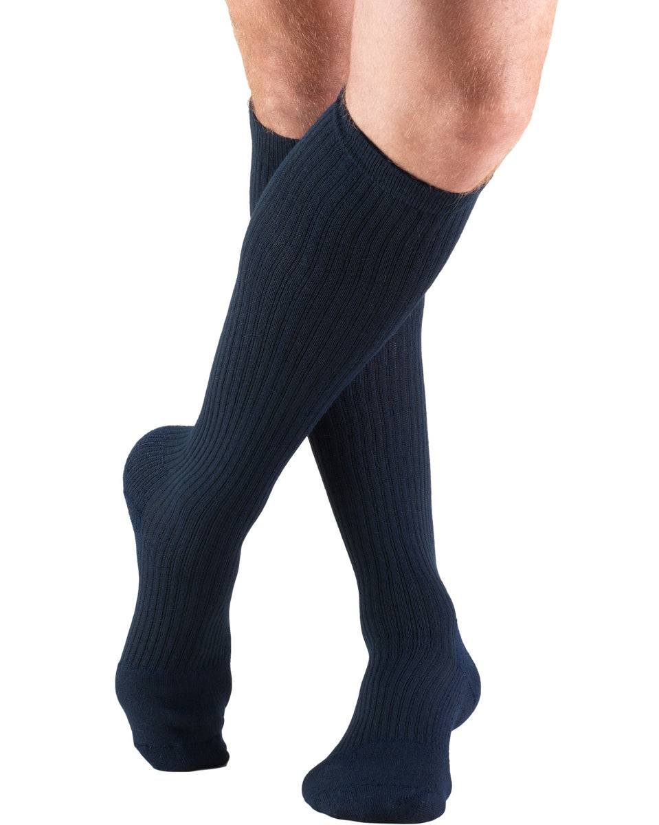 TRUFORM Men's Casual and Athletic Knee High Socks 15-20 mmHg