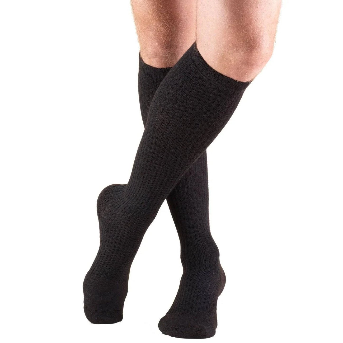 Truform CoolMax Mens Knee High Athletic Support Socks 20-30 mmHg
