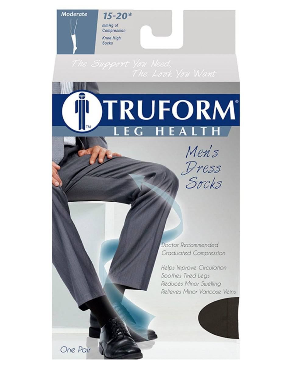 TRUFORM Kniestrümpfe für Herren, 15–20 mmHg