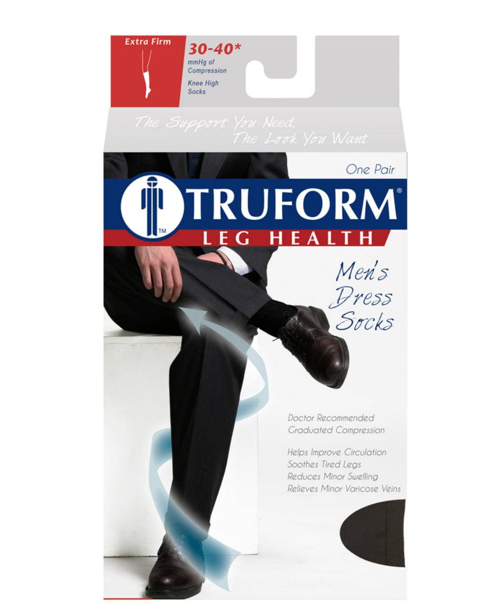 TRUFORM Kniestrümpfe für Herren, 30–40 mmHg