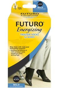 Futuro Energizing Trouser Socks Mild 8-15 mmHg