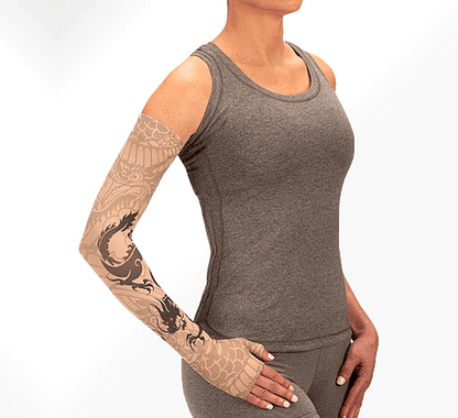 Juzo Soft 2000CG Print Series Armsleeves 15-20mmHg w/ Silicone Top