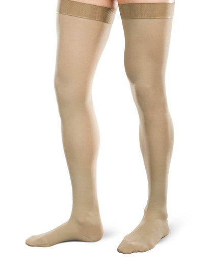 Therafirm Ease Blickdichter Strumpf mit geschlossener Spitze für Damen, schenkelhoch, 20–30 mmHg