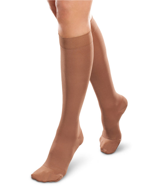 Therafirm Ease Opaque Women's Closed Toe Knee High 20-30 mmHg