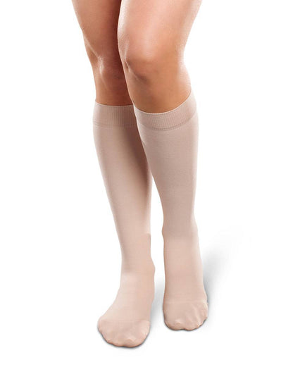 Therafirm Ease Blickdichter Kniestrumpf mit geschlossener Zehenpartie für Damen, 20–30 mmHg